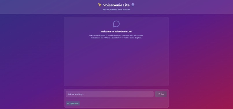 VoiceGenie Lite – screenshot 1