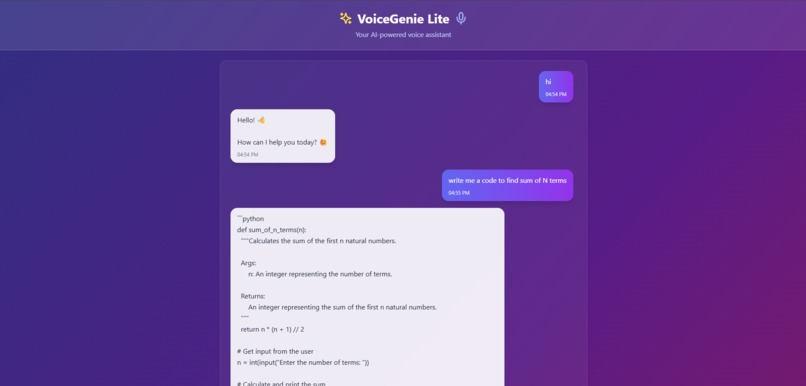 VoiceGenie Lite – screenshot 2