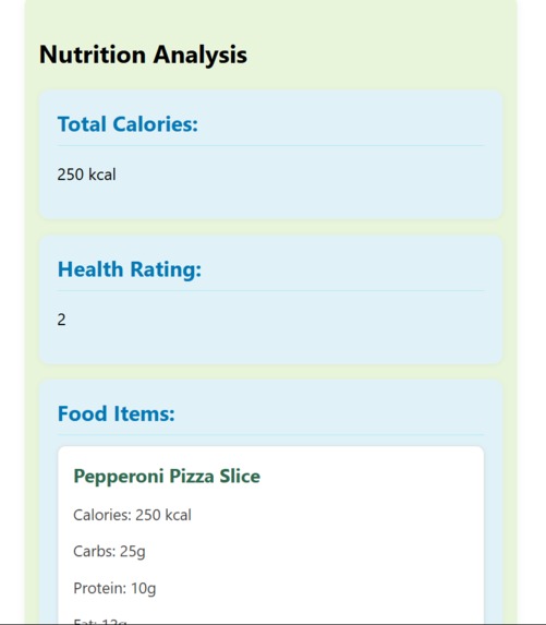 Snap2Nutrition – screenshot 1