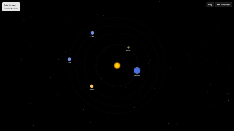 Solar System Builder – screenshot 1