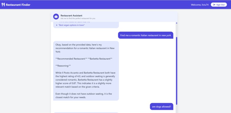 Restaurant Finder – screenshot 1