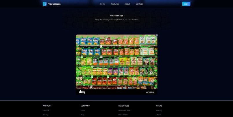 Ecommerce shelf automation with CV – screenshot 1