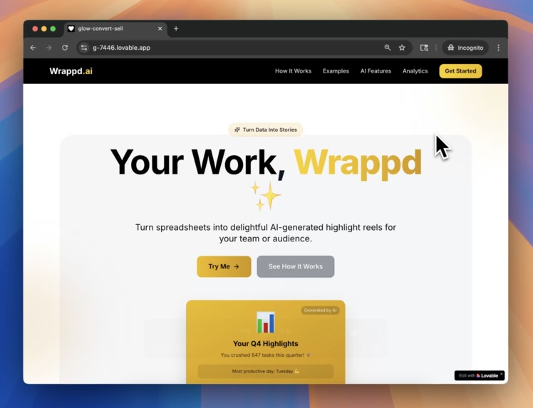 Wrappd.ai – screenshot 1