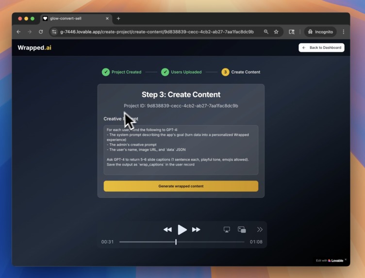 Wrappd.ai – screenshot 7