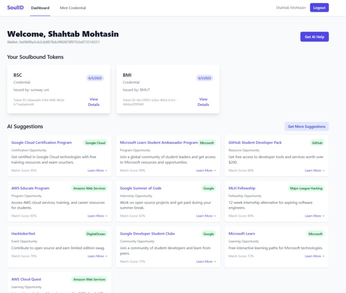 SouL ID: Web3 Identity and AI Help for the Undocumented – screenshot 4