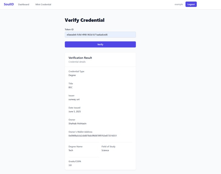 SouL ID: Web3 Identity and AI Help for the Undocumented – screenshot 6