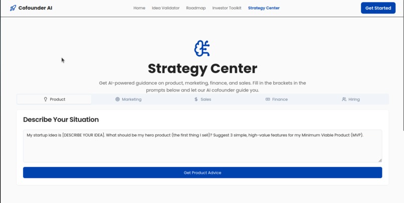 Co-Founder AI – screenshot 5