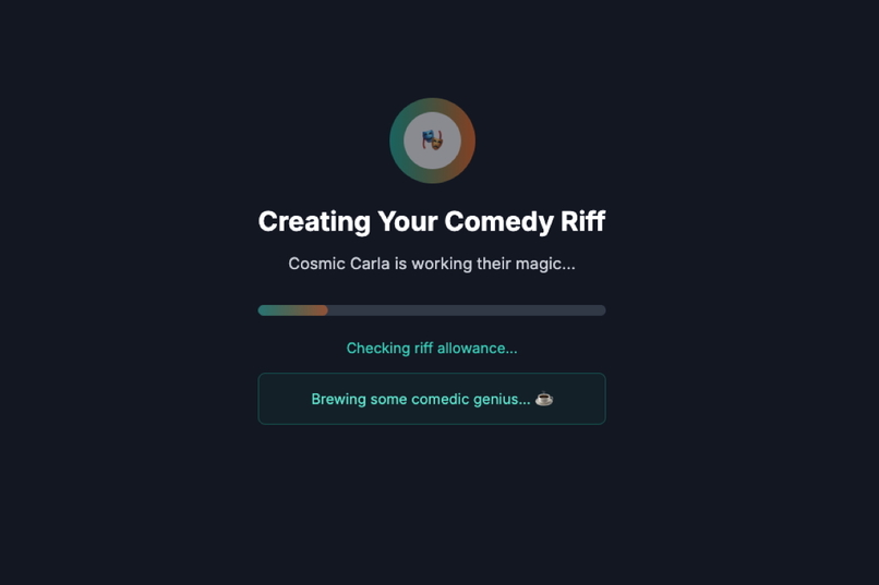RiffRoll - AI Stand Up Comedy – screenshot 5