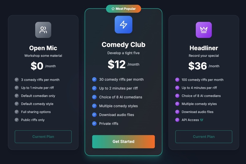 RiffRoll - AI Stand Up Comedy – screenshot 2