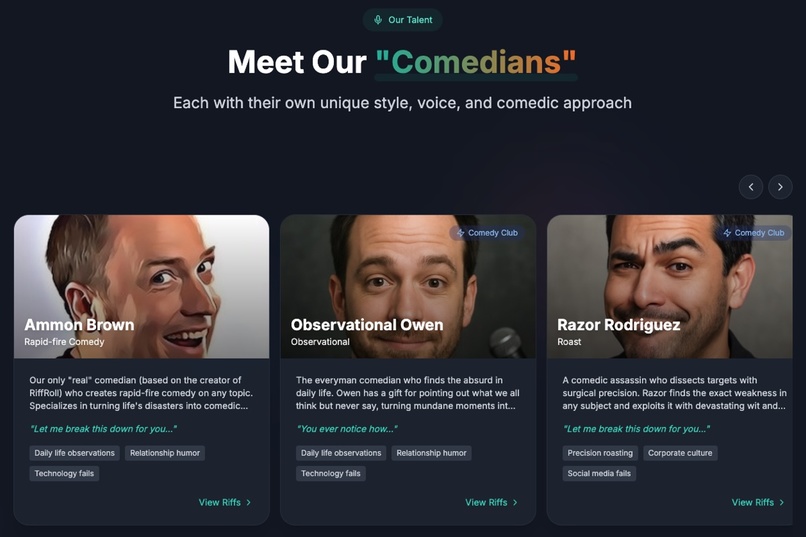 RiffRoll - AI Stand Up Comedy – screenshot 3