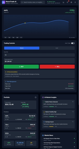 NeuroTrade AI – screenshot 1