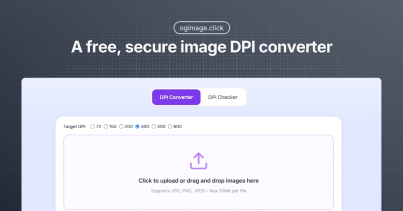 Image DPI Converter – screenshot 1