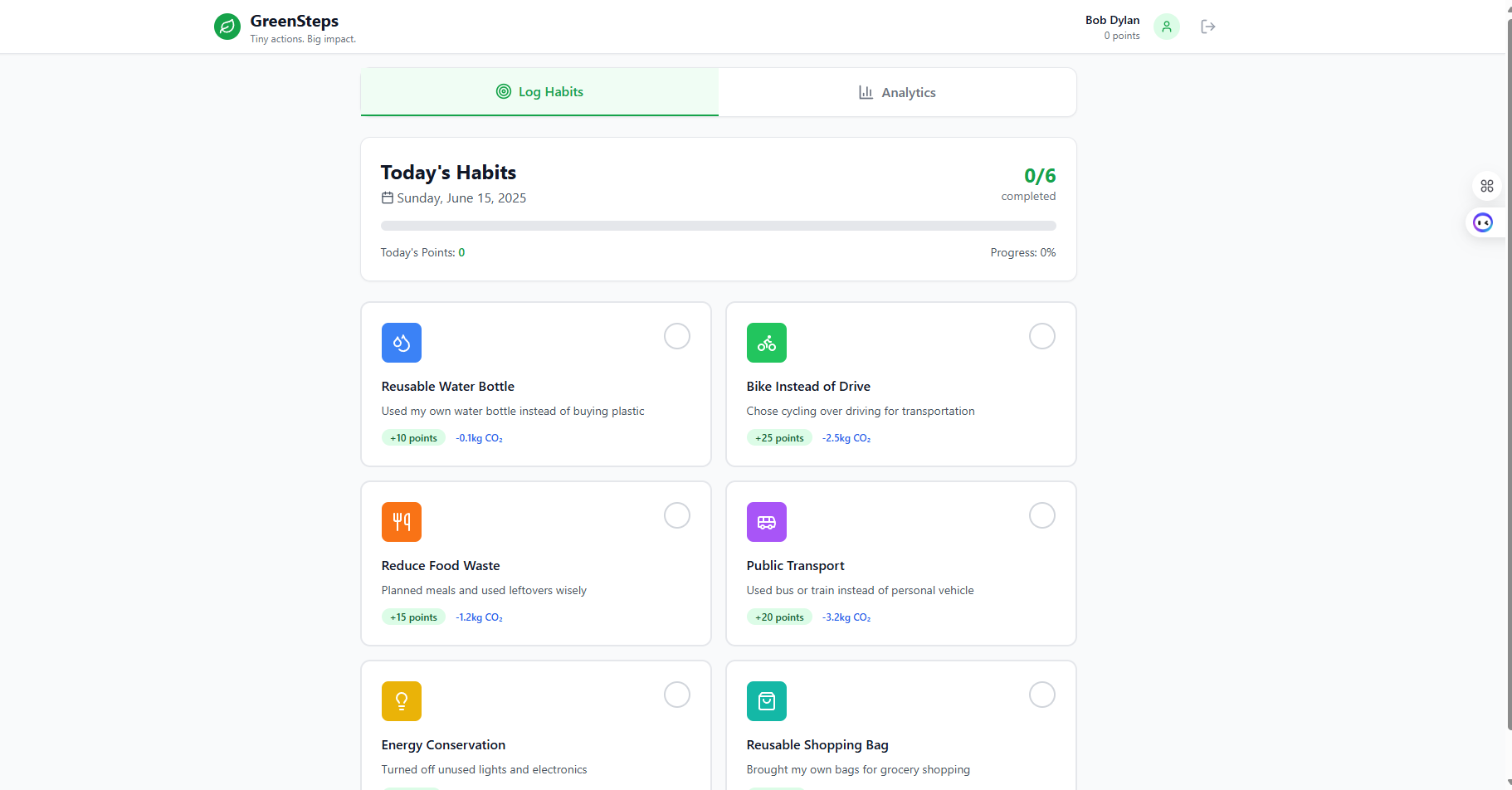GreenSteps | Devpost