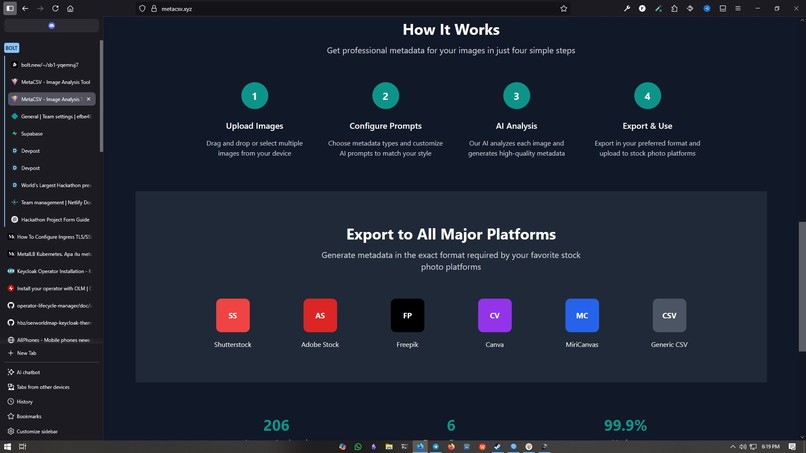 metacsv – screenshot 2