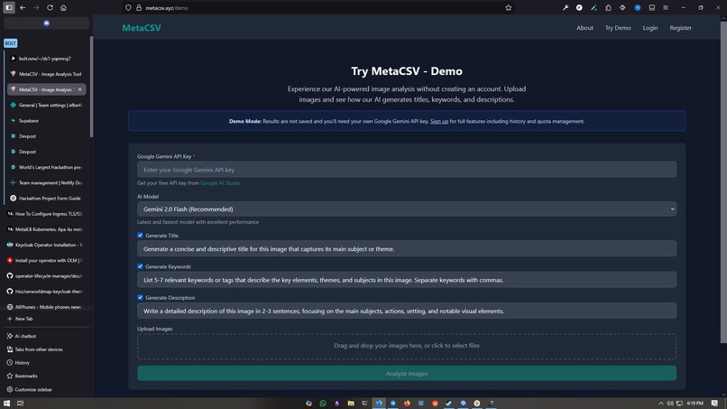 metacsv – screenshot 3