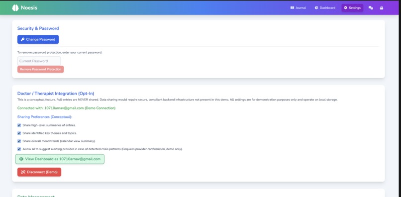 Noesis - Your Intelligent Mental Insight Diary – screenshot 4