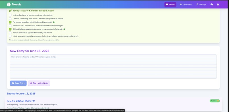 Noesis - Your Intelligent Mental Insight Diary – screenshot 6