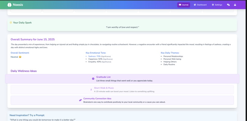 Noesis - Your Intelligent Mental Insight Diary – screenshot 7