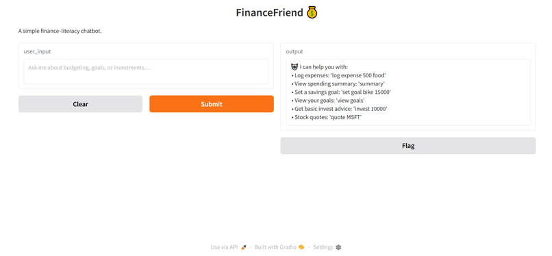 FinanceFriend  – screenshot 1