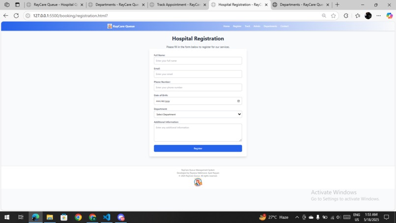 RayCare Queue – screenshot 1