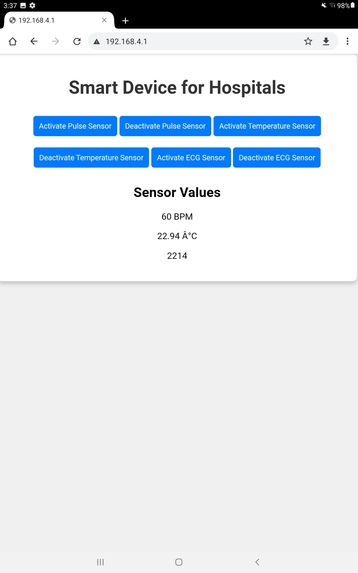 IoT-Based Hospital Management Solution – screenshot 3