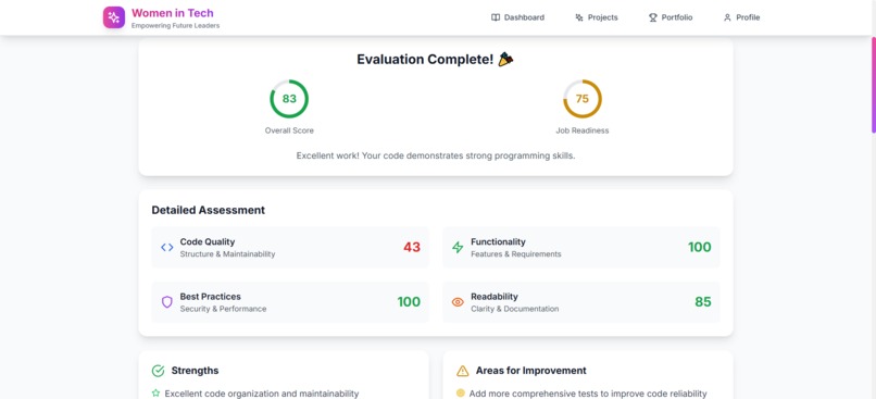 RiseInTech: Code. Create. Claim Your Space. – screenshot 5