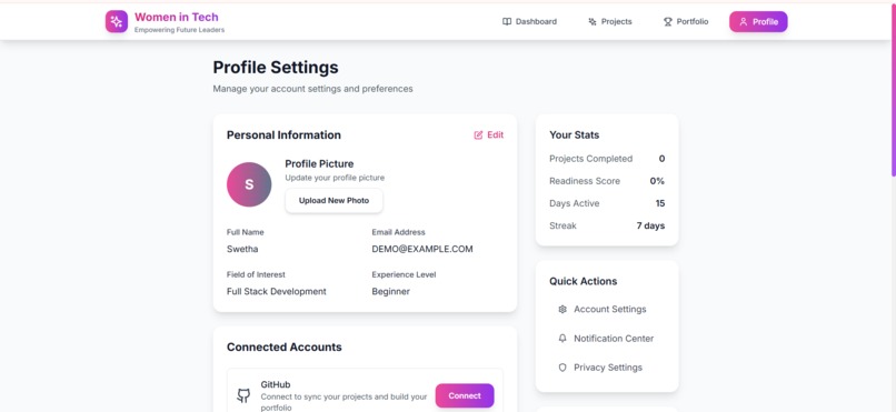 RiseInTech: Code. Create. Claim Your Space. – screenshot 9