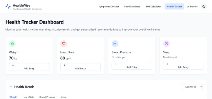 HealthWise – screenshot 6