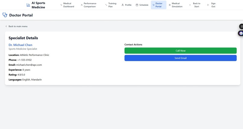 AI Sports Medicine – screenshot 3