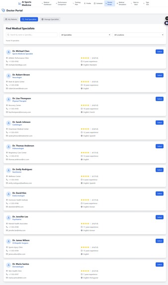 AI Sports Medicine – screenshot 4