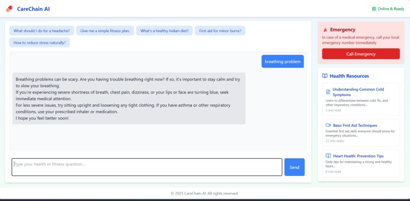 CareChain AI – screenshot 3