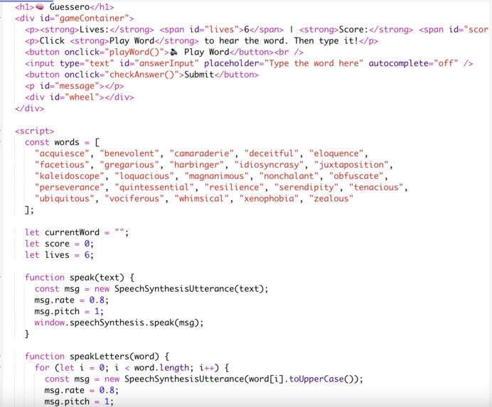Guessero – screenshot 3