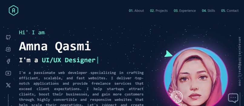 CodeAuraPortfolio – screenshot 1
