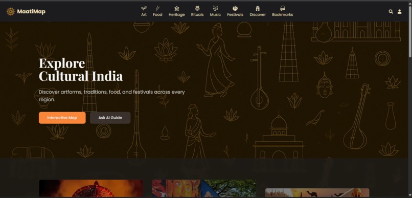 MaatiMap - Digital Soul of India – screenshot 1