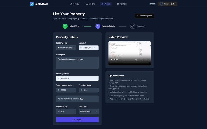 RealtyRWA – screenshot 4