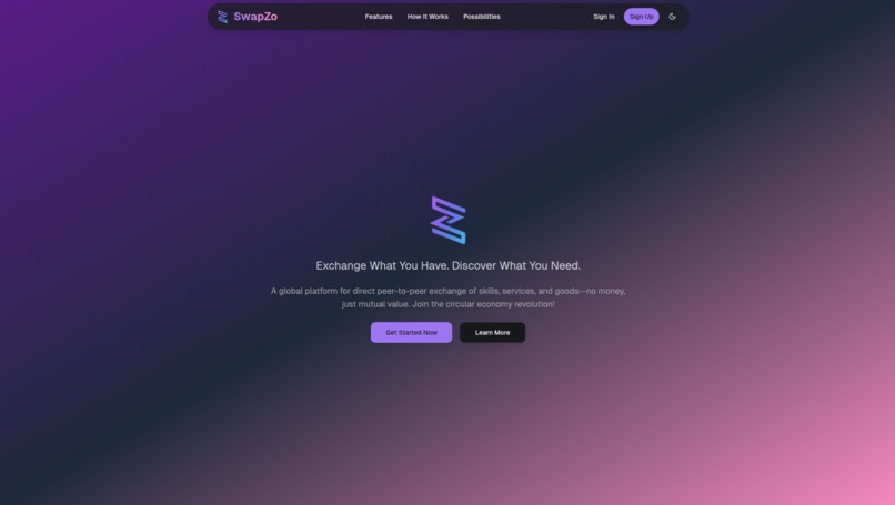 SwapZo – screenshot 1