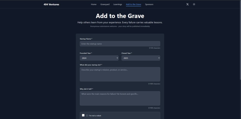 404 Ventures  – screenshot 1