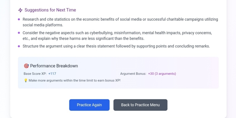 DebatePracticeZone – screenshot 5