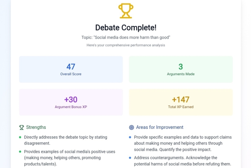DebatePracticeZone – screenshot 6