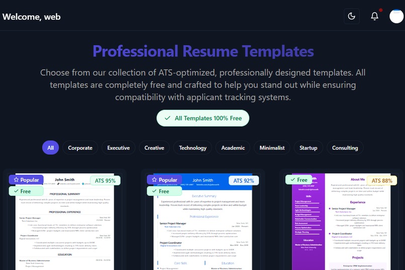 ResumeGenie- AI Resume Builder  – screenshot 3