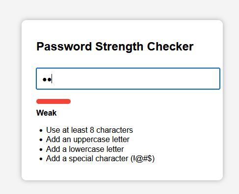 Password Strength Checker – screenshot 1