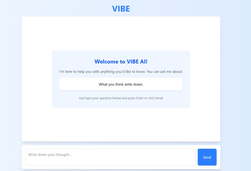 VIBE AI – screenshot 1