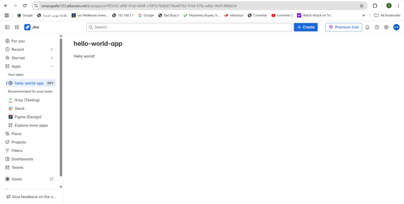 hello-world-app – screenshot 1