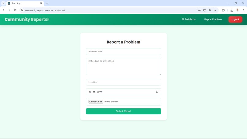Community Problem Portal – screenshot 10