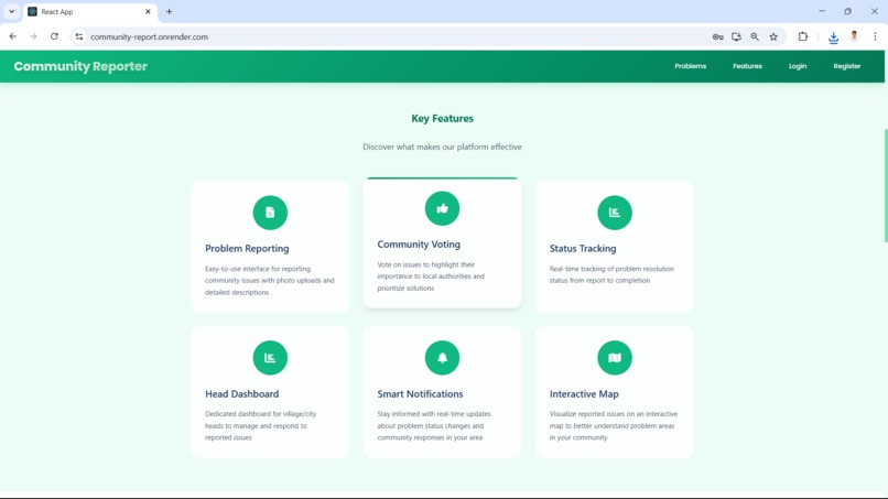 Community Problem Portal – screenshot 2