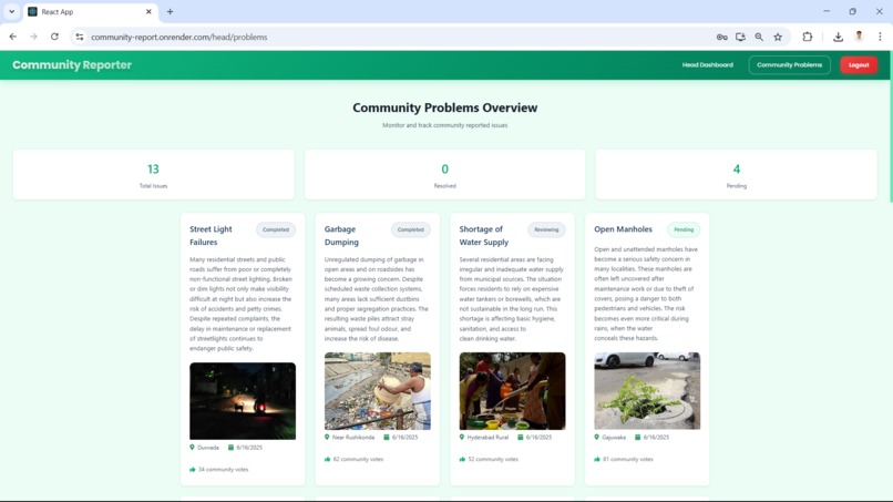Community Problem Portal – screenshot 15