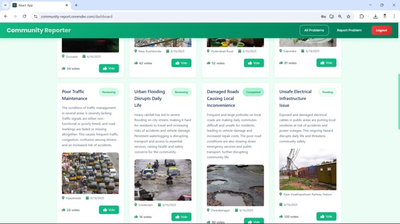 Community Problem Portal – screenshot 9