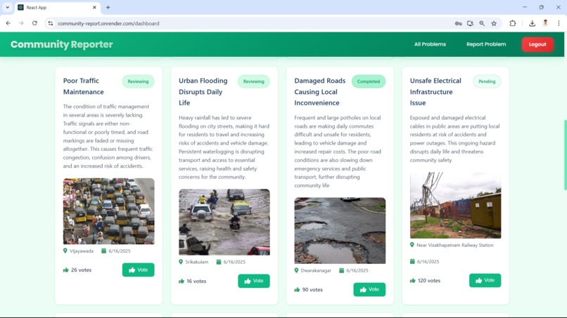 Community Problem Portal – screenshot 8