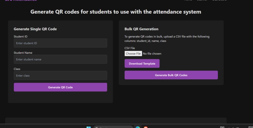Smart QR Attendance – screenshot 1