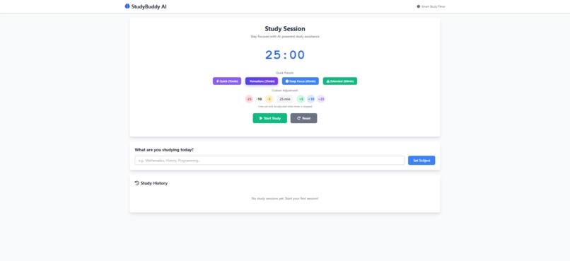 StudyBuddy AI – screenshot 1